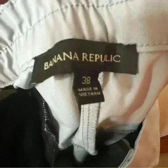 Banana Republic Pants Straight Leg Lightweight Men 38x30 Gray Casual Performance - Picture 9 of 10